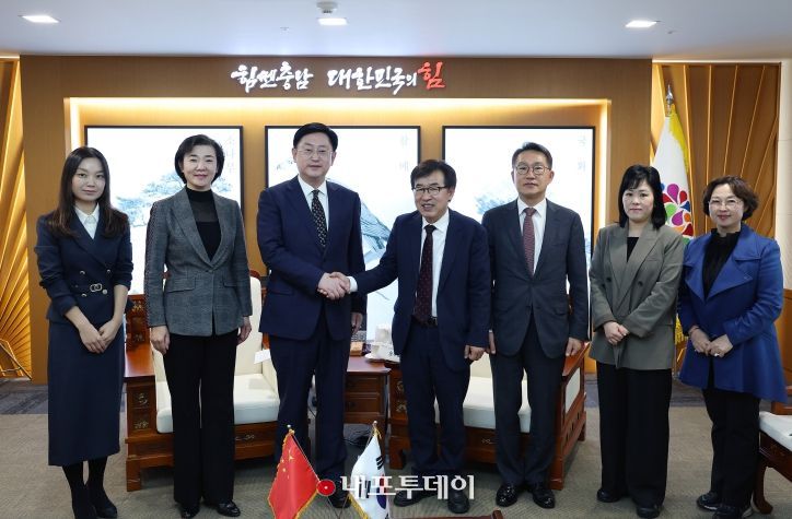 전형식 부지사, 31일 산이 부성장 일행 접견